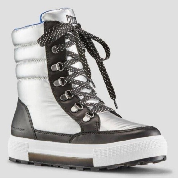 Cougar Shoes - Cougar Womens Wahoo Winter Boot Size 8 Silver Nylon Waterproof